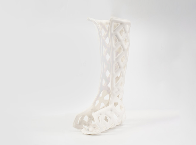 Liquid exoskeleton(brace)--Medical External Fixation Device (Foot 90°)
